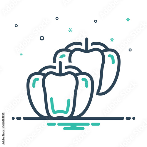Mix icon for paprika