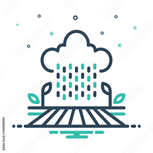 Mix icon for rain