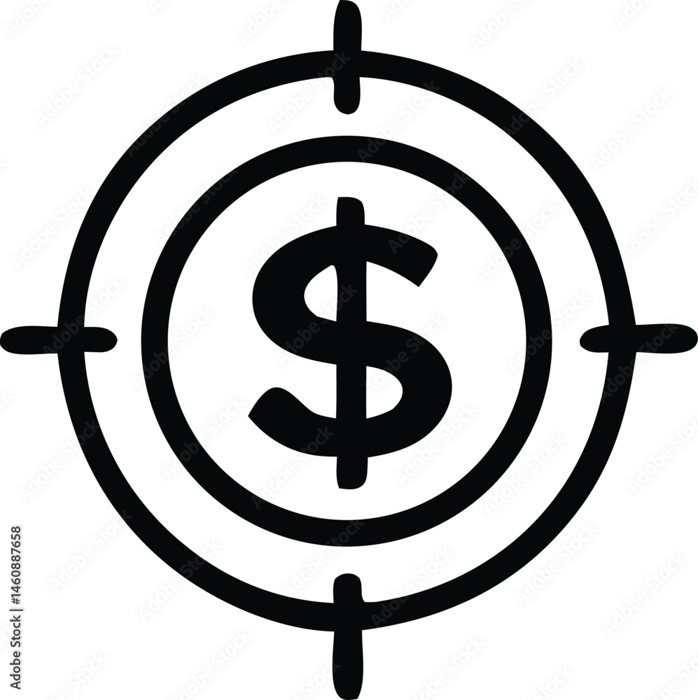 A 3d gold dollar symbol, an icon representing USA currency and financial wealth, is set against a clean white background for business and design A 3d gold dollar symbol, an icon representing USA currency and financial wealth, is set against a clean white background for business and design