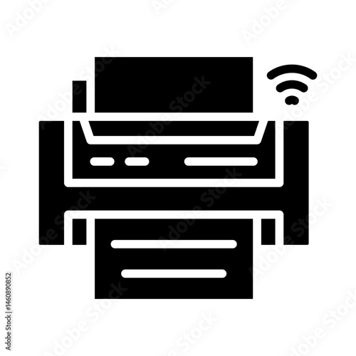 Obraz na płótnie printer icon w salonie