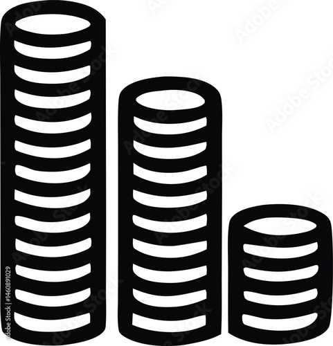 Abstract vector illustration on a metal spring coil design shows a 3d silver tire part with a twisting curve, an icon of the car industry