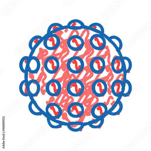 tactile toy fidget icon doodle illustration