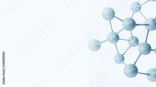 Abstract Molecular Structure  Science  Technology  Innovation Background