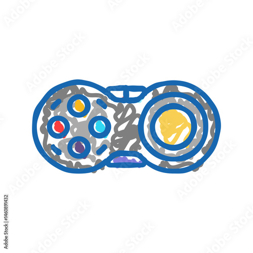 fidget pad fidget toy icon doodle illustration