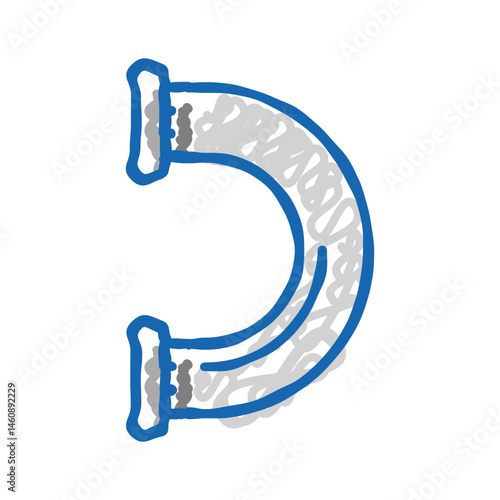 business pipeline icon doodle illustration