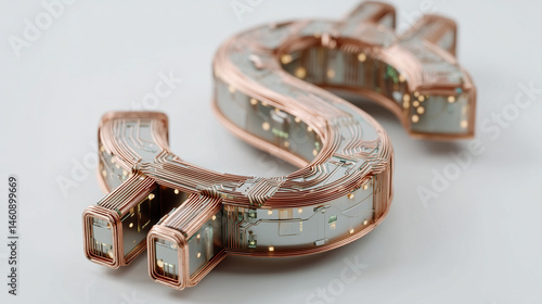 Golden Dollar Sign: A strik...
