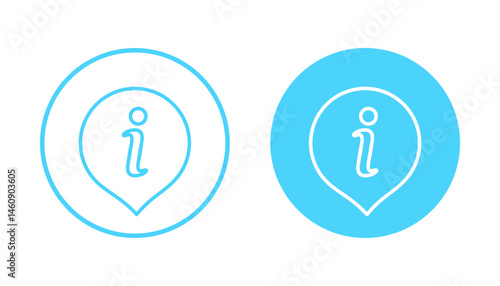 Information sign icon vector. about us sign and symbol. question mark icon