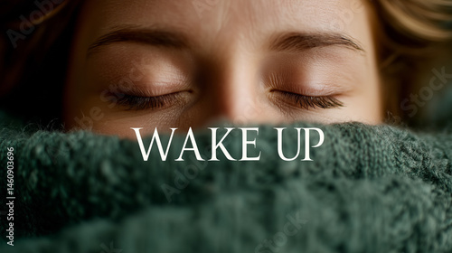 Serene awakening: A close-u...