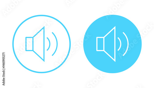 Speaker icon vector. volume sign and symbol. loudspeaker icon. sound symbol