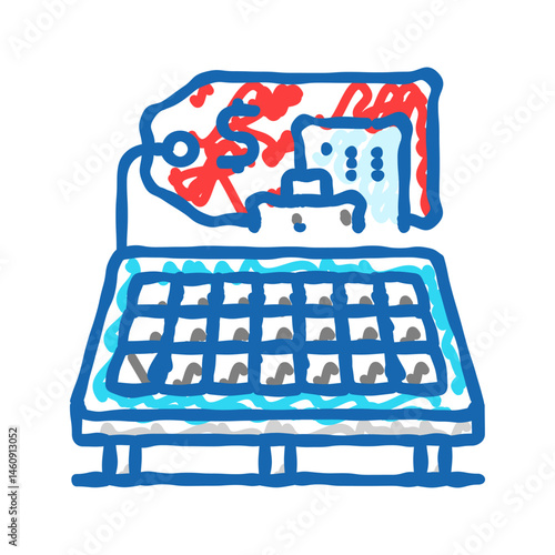 renewable credit energy conservation icon doodle illustration