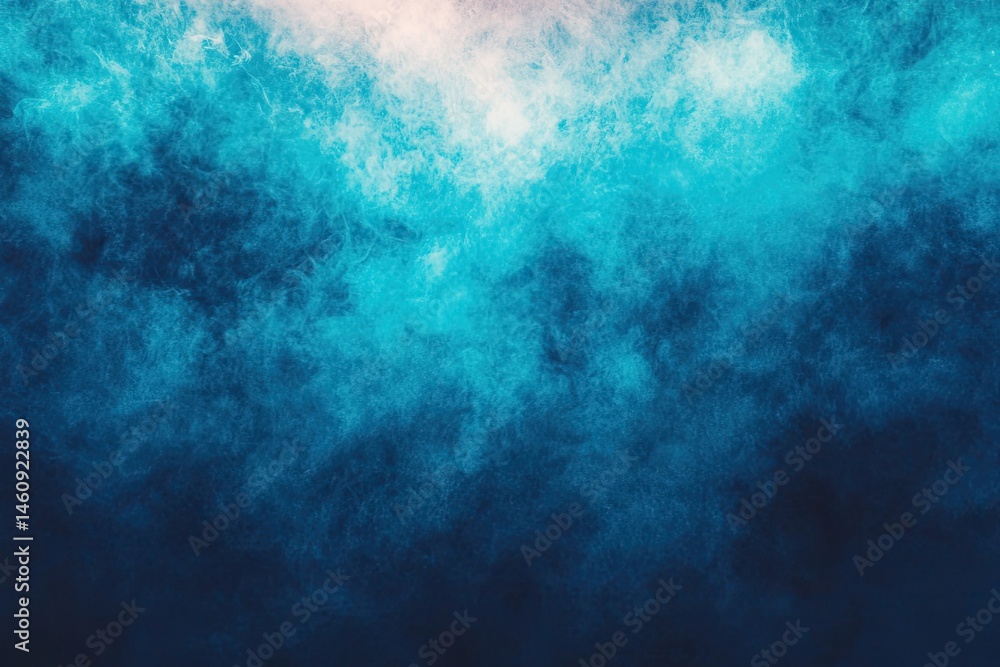 Obraz premium Abstract ethereal smoky blue backdrop