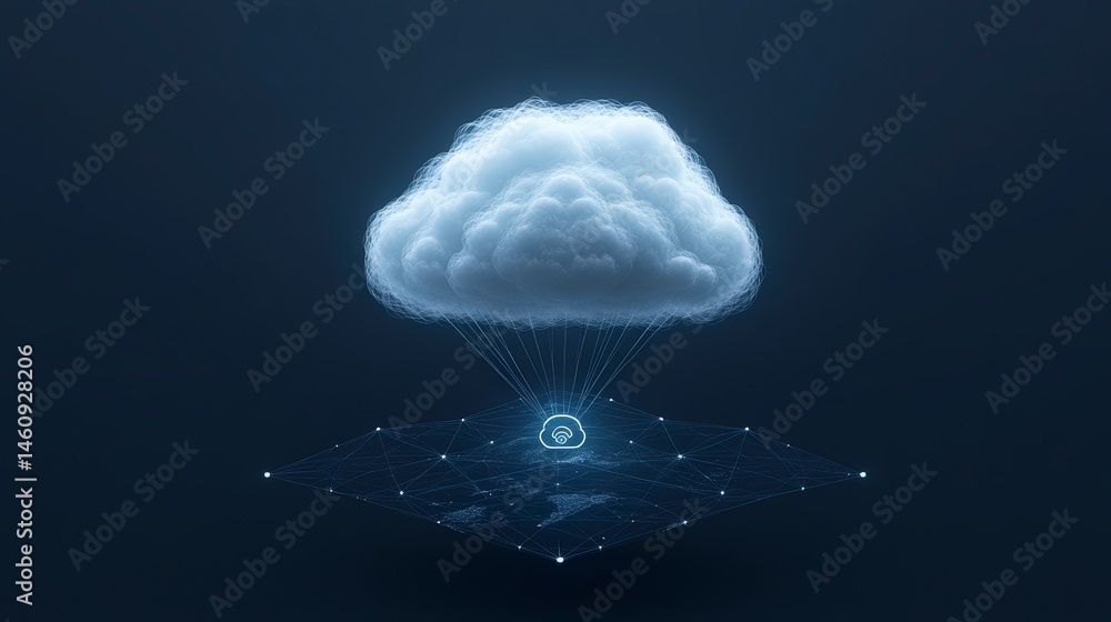 Cloud Computing Network Global Data Transfer Storage
