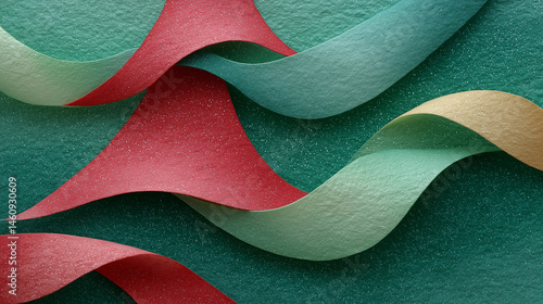 Woven Ribbons: Abstract pap...