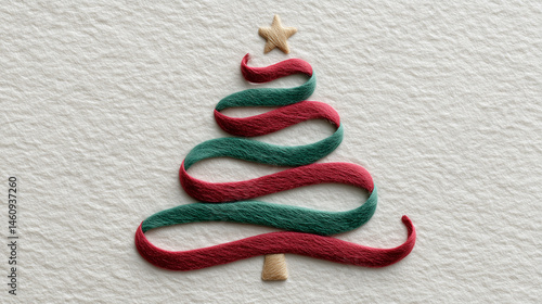 Festive Ribbon Christmas Tr...
