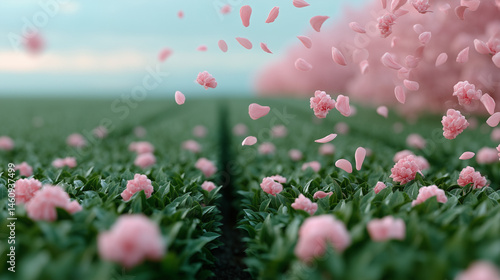 Pink Petals Falling: A mesm...
