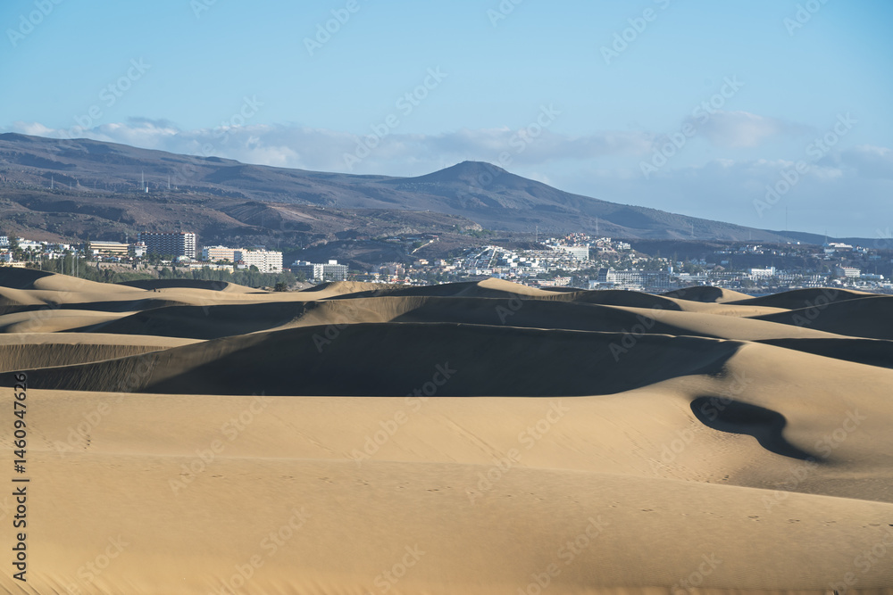 Dunes of Maspalomas, Gran Canaria, Spain.