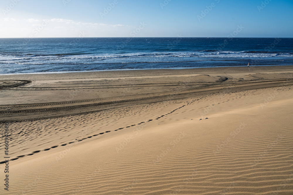 Dunes of Maspalomas, Gran Canaria, Spain.