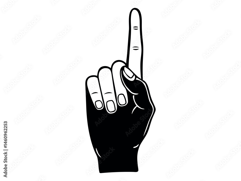 Black and white hand pointing upwards, a simple gesture. hand, finger, pointing, index finger, gesture, black and white, illustration, graphic, design, art, silhouette hand pointing upwards against. Black and white hand pointing upwards, a simple gesture. hand, finger, pointing, index finger, gesture, black and white, illustration, graphic, design, art, silhouette hand pointing upwards against.