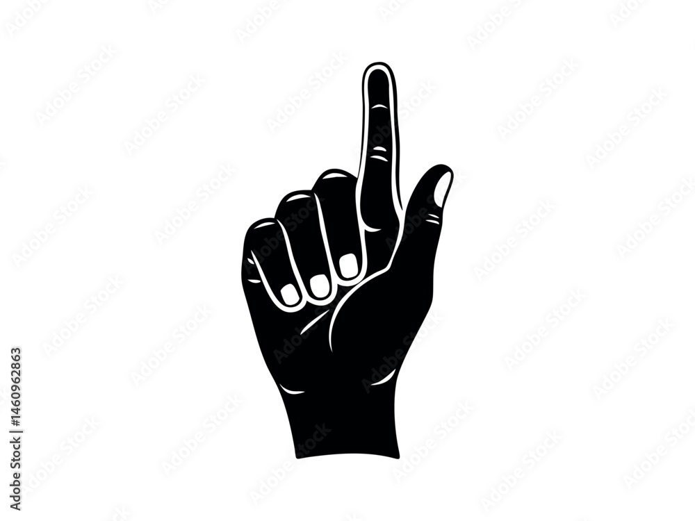 Black and white hand pointing upwards, a simple gesture. hand, finger, pointing, index finger, gesture, black and white, illustration, graphic, design, art, silhouette hand pointing upwards against. Black and white hand pointing upwards, a simple gesture. hand, finger, pointing, index finger, gesture, black and white, illustration, graphic, design, art, silhouette hand pointing upwards against.
