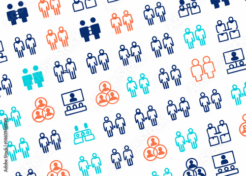 Seamless Number Pattern Design – Repeating Numeric Background