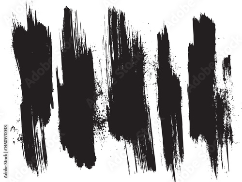 Wallpaper Mural Abstract monochrome grunge background. Black and white vintage pattern vector abstract grunge texture background on the theme of plaster wall or metal texture
 Torontodigital.ca