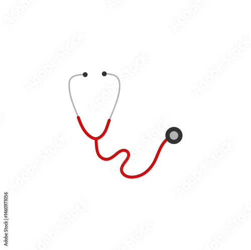 Medical stethoscope icon