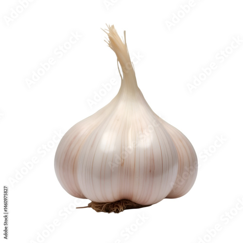 garlic isolated on transparent background