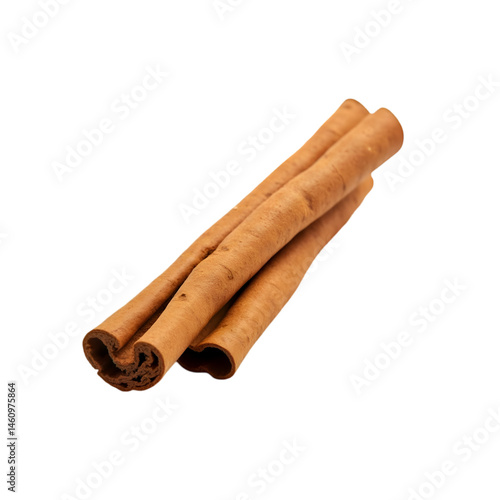Sri Lankan cinnamon isolated on transparent background