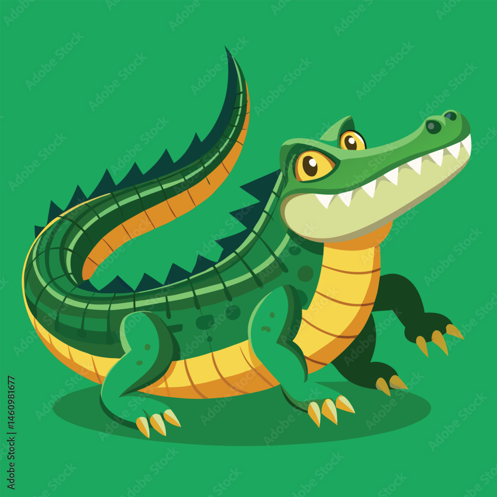 Fototapeta premium crocodile vector 
