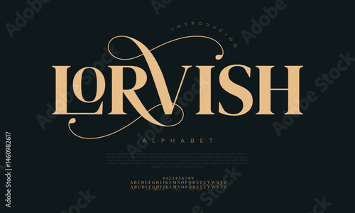 Luxurious decorative serif font with elegant swashes and ligatures, perfect for upscale branding, wedding and editorial design