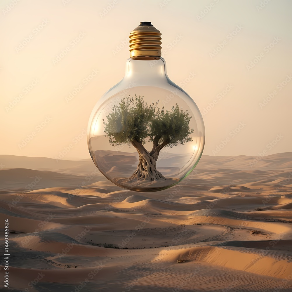 light bulb in the desert light bulb in the desert