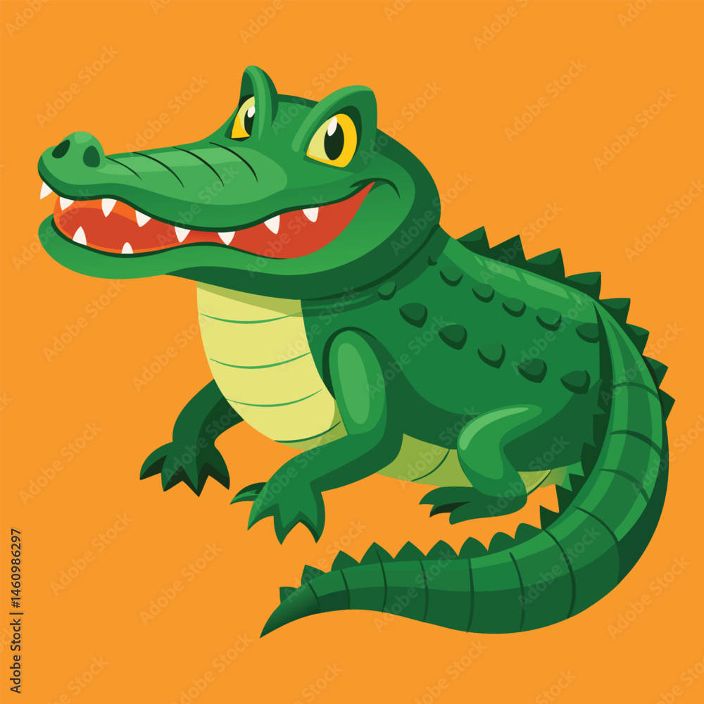 Obraz premium crocodile vector