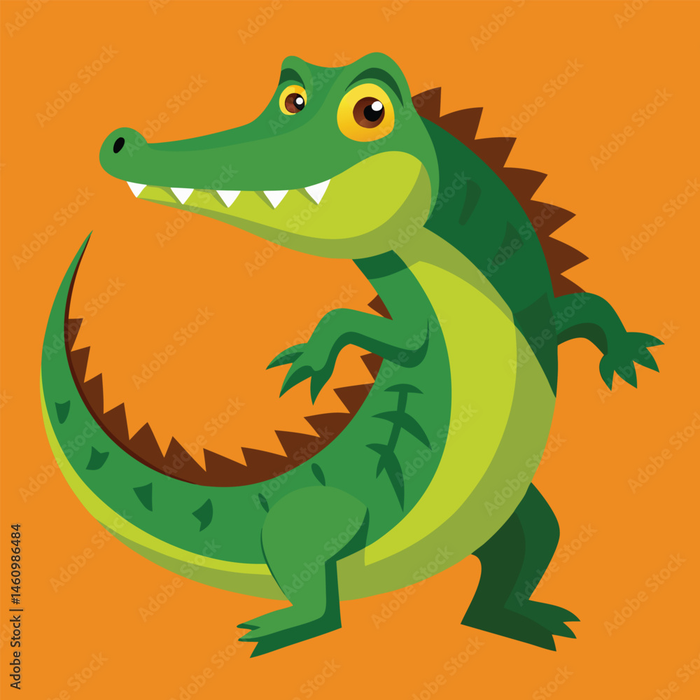 Fototapeta premium crocodile vector 