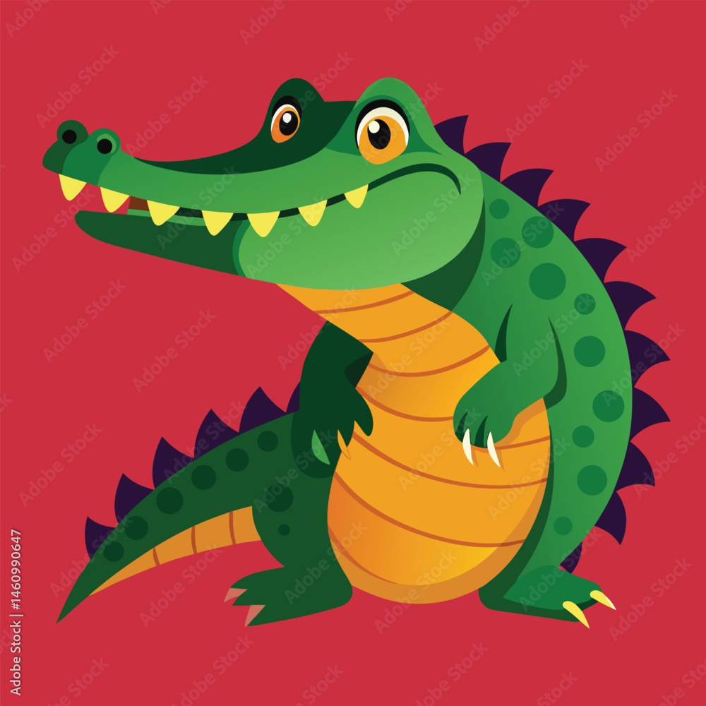 Fototapeta premium crocodile vector 