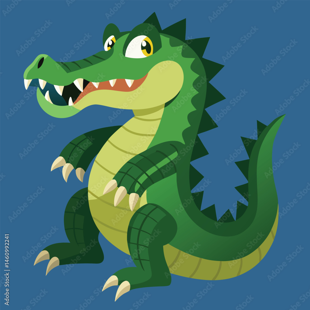 Fototapeta premium crocodile vector 