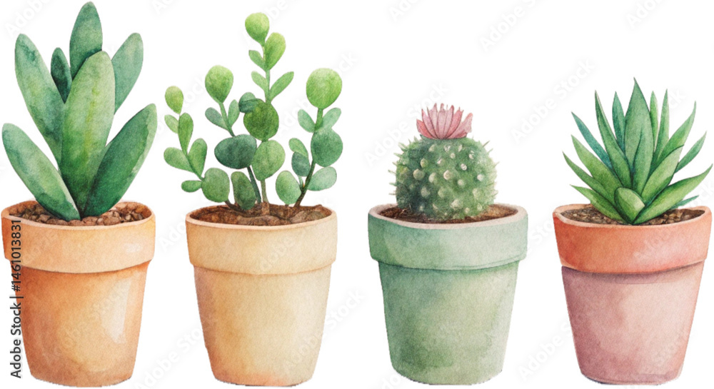 Obraz premium cactus in pot