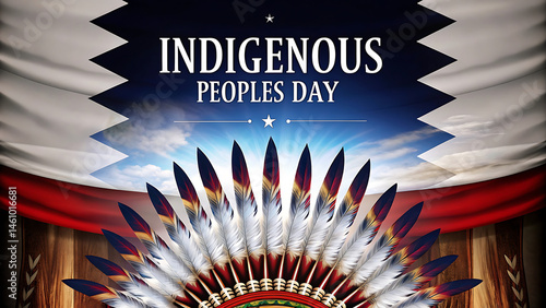 Social media greeting design for Indigenous Peoples Day celebration template