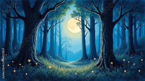 Whispering Trees of Twilight