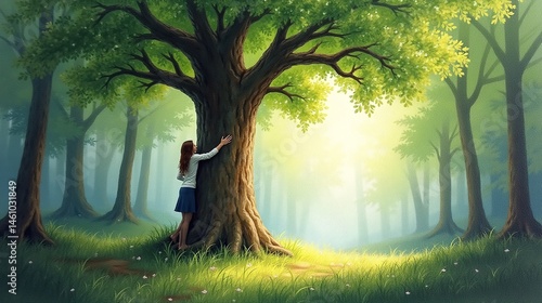Unity with Nature's Majesty
