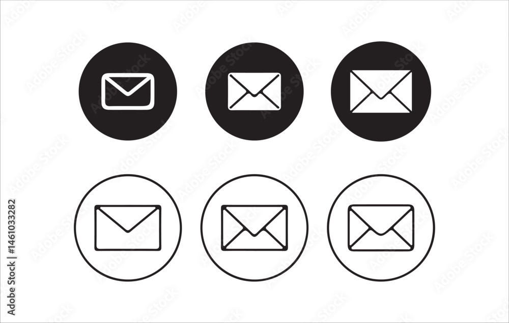 Mail icon set. email icon vector. E-mail icon. Envelope illustration. Envelope icon, Mail icon vector ePS 10 Mail icon set. email icon vector. E-mail icon. Envelope illustration. Envelope icon, Mail icon vector ePS 10