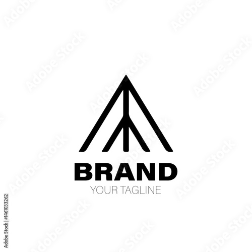 Summit Logo. Summit Logo Design. Summit Logo Brand. Summit Logo Vector Design Isolated on White Background