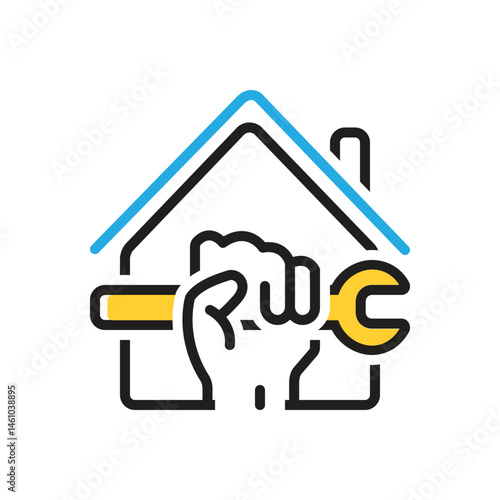 Multi color icon for reform
