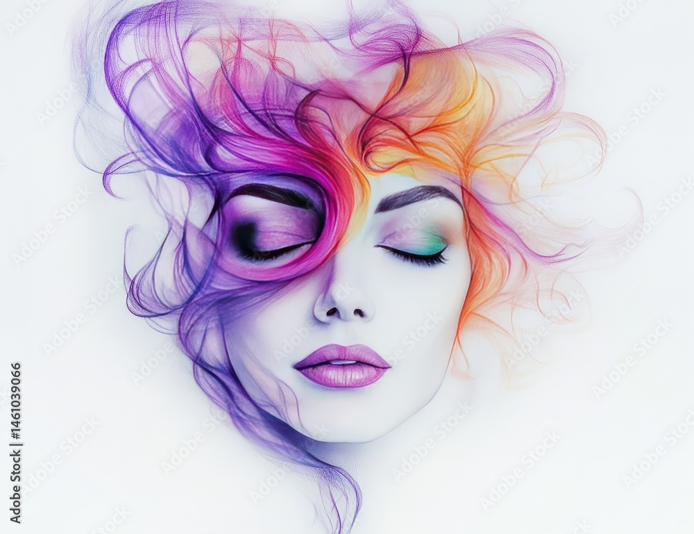 Abstract Woman Portrait Abstract Woman Portrait