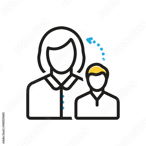 Multi color icon for dependent