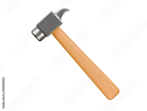 hammer icon 3d illustration render