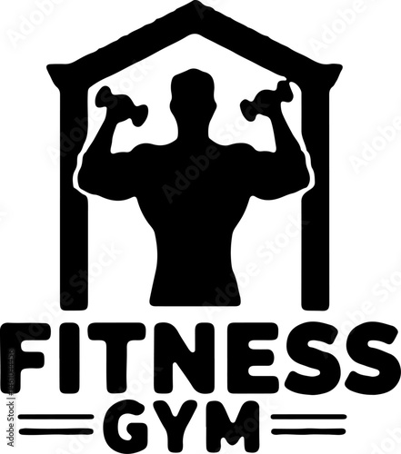 Iron Arch Fitness Gym Logo"