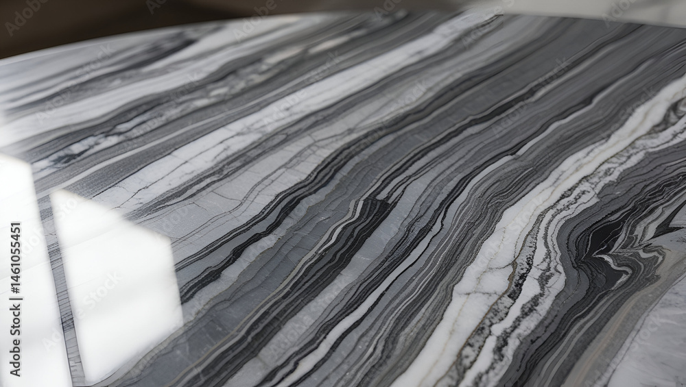 Obraz premium High-resolution texture of wonderful grey marble stone, with fine white veining and a smooth, polished surface