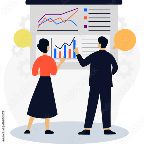 Business Discussion Illustration