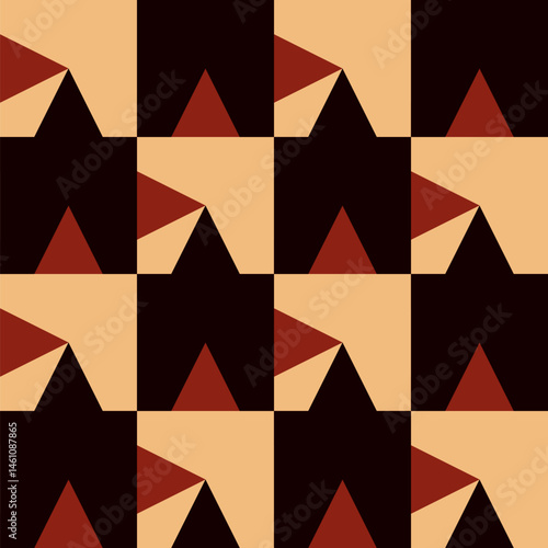 Abstract geometric seamless...