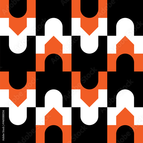 Abstract geometric seamless...